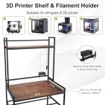 Heavy Duty 3D Printer Stand with Filament Storage