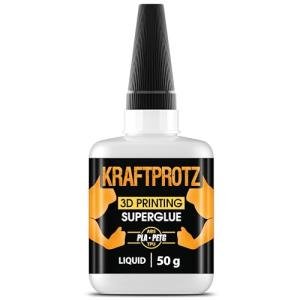 KRAFTPROTZ 3D Printing Super Glue - 50g Liquid Adhesive