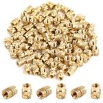 120PCS M3 Knurled Brass Nuts for 3D Printing