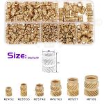 390PCS Brass Threaded Inserts for 3D Printers