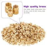 390PCS Brass Threaded Inserts for 3D Printers