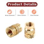 120PCS M3 Knurled Brass Nuts for 3D Printing