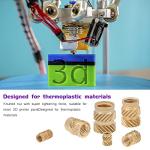 390PCS Brass Threaded Inserts for 3D Printers