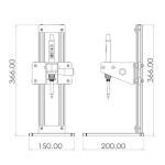 Vertical Heat Press Machine for 3D Printing Inserts