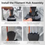 8-Color Filament Hub for Anycubic Kobra Printers