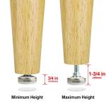 Adjustable Leveling Feet for Heavy Furniture Support