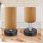 Adjustable Metal Leveling Feet Kit - 50 Pieces