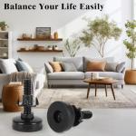 40 Pcs Adjustable Leveling Feet with T-Nut Kit
