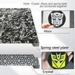 Wefuit Upgraded Crystal Build Plate for 3D Printers