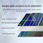 Flexible Rainbow Build Plate for Flashforge 3D Printers