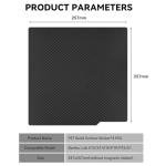 CCTREE 3-Pack Carbon Fiber Print Surface Stickers
