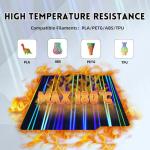 Flexible Rainbow Build Plate for Flashforge 3D Printers