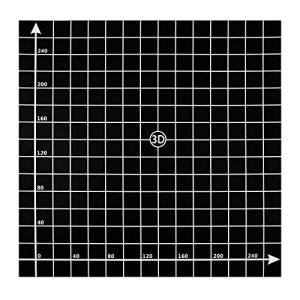 VOANZO 300x300mm 3D Printer Build Surface Stickers