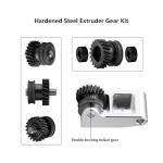 Hardened Steel Dual Extruder Gear Kit for Bambu
