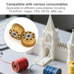 K2 Plus Extruder Gear Upgrade Kit - 2pcs