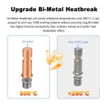 HIKUDIY 0.4mm Hotend Extruder for Anycubic Kobra