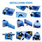 Ender 3 Dual Gear Filament Extruder Upgrade Kit