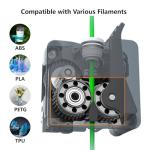 2-Pack Hardened Steel Extruder Gear Kit for K2 Plus