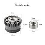2-Pack Hardened Steel Extruder Gear Kit for K2 Plus