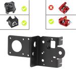 Zeberoxyz Dual Gear Extruder Support Plate for 3D Printers