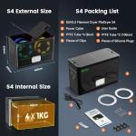 SUNLU S4 3D Printer Filament Dryer for All Materials