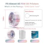 ZIRO Silk PLA Gradient 3D Printer Filament, 1KG