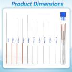 TIESOME 20-Pack Stainless Steel Nozzle Cleaning Needles