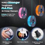SUNLU PLA Plus 3D Printer Filament Bundle 2kg