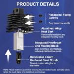 Bambu Lab P1P/P1S Hotend Replacement Kit