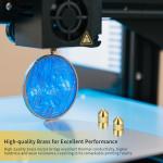 MK8 Ender 3 Brass Hotend Nozzle Kit, 20 Pcs