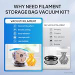 ELEGOO Filament Vacuum Storage Kit with Pump
