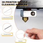 20pcs 0.35mm Stainless Steel Nozzle Cleaning Needles