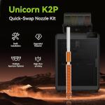 Creality Unicorn 0.4mm Nozzle Kit for K2 Plus