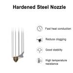 HIKUDIY 0.4mm Hardened Steel Hotend for H2D