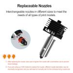 HIKUDIY 0.4mm Hardened Steel Hotend for H2D