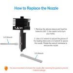HIKUDIY 0.4mm Hardened Steel Hotend for H2D