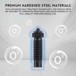 IdeaFormer 0.6 mm Hardened Steel Nozzles for Neptune 4