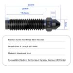 Hardened Steel Nozzle Set for Centauri 3D Printer