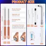 K1C Quick-Swap Nozzle Kit with Cleaning Tools