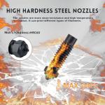 IdeaFormer 0.6 mm Hardened Steel Nozzles for Neptune 4