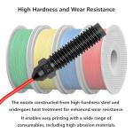 Hardened Steel Nozzle Set for Centauri 3D Printer