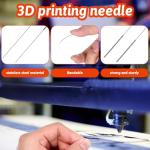 100-Piece Nozzle Cleaning Kit for 3D Printers