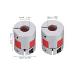 Aluminum Flexible Coupler 10mm for 3D Printers