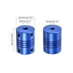 3mm to 5mm Aluminum Alloy Shaft Coupling for 3D Printers