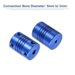 3mm to 5mm Aluminum Alloy Shaft Coupling for 3D Printers