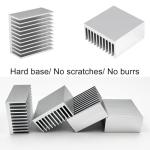 Awxlumv 4PCS 40mm Anodized Aluminum Heat Sink Kit