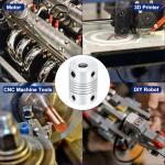 4Pcs 5mm Aluminum Alloy Shaft Couplers for 3D Printers