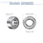 12 Pcs MR63ZZ 3D Printer Ball Bearings