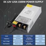 12V 125A 1500W Power Supply for 3D Printers
