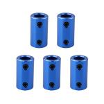 Jopto 5Pcs Aluminum Shaft Couplings for 3D Printers